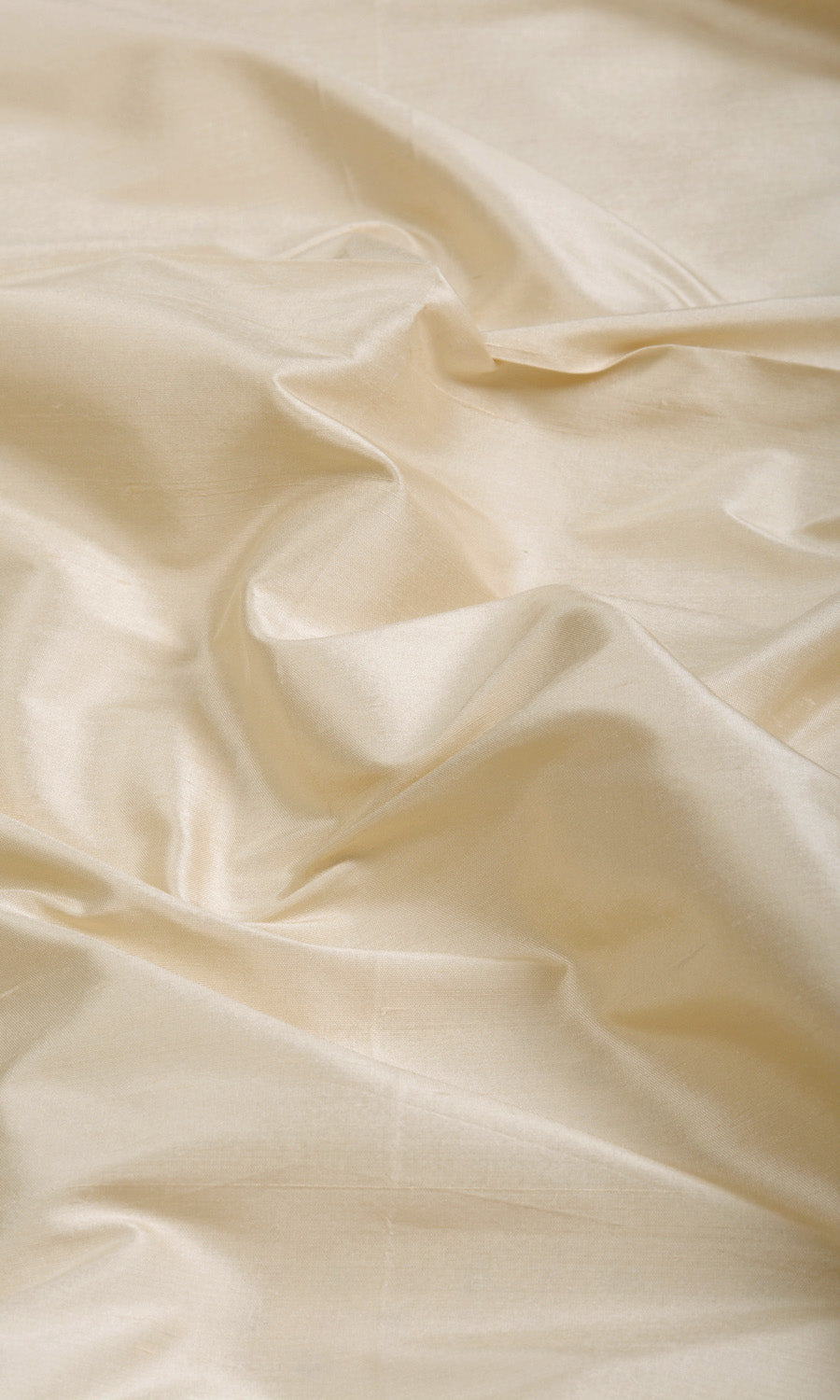 Shantung Silk Fabric Material By the Metre (Pale Beige)