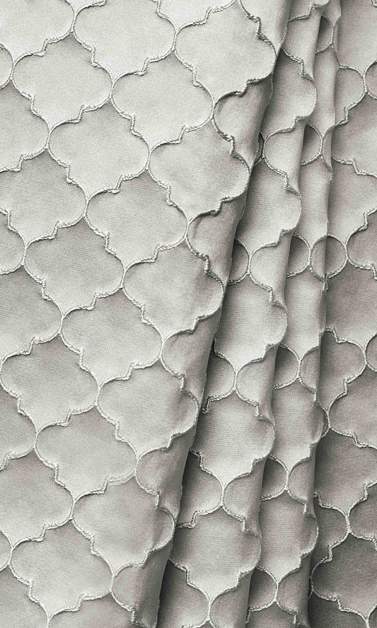 Silk Blend Home Décor Fabric By the Metre (Taupe Grey)