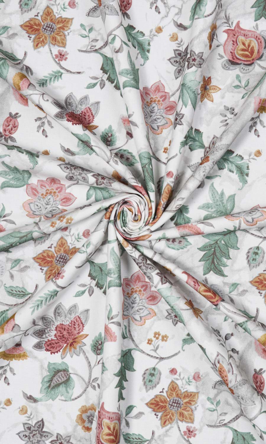 Floral Cotton Roman Blinds (Red/ Pink/ Green) Extra Long Short Wide