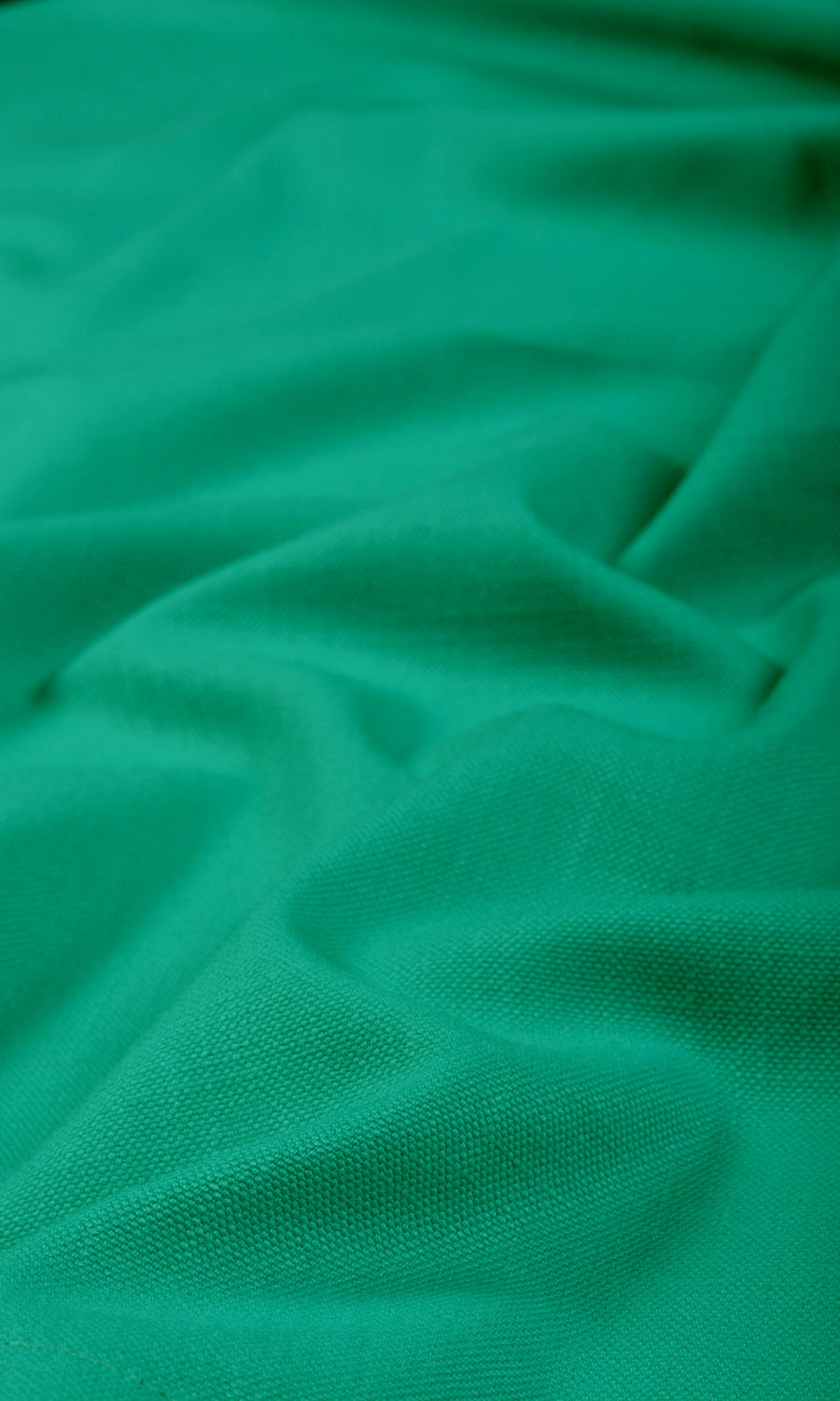 Poly-Cotton Home Textile Fabric Material Sample (Green)