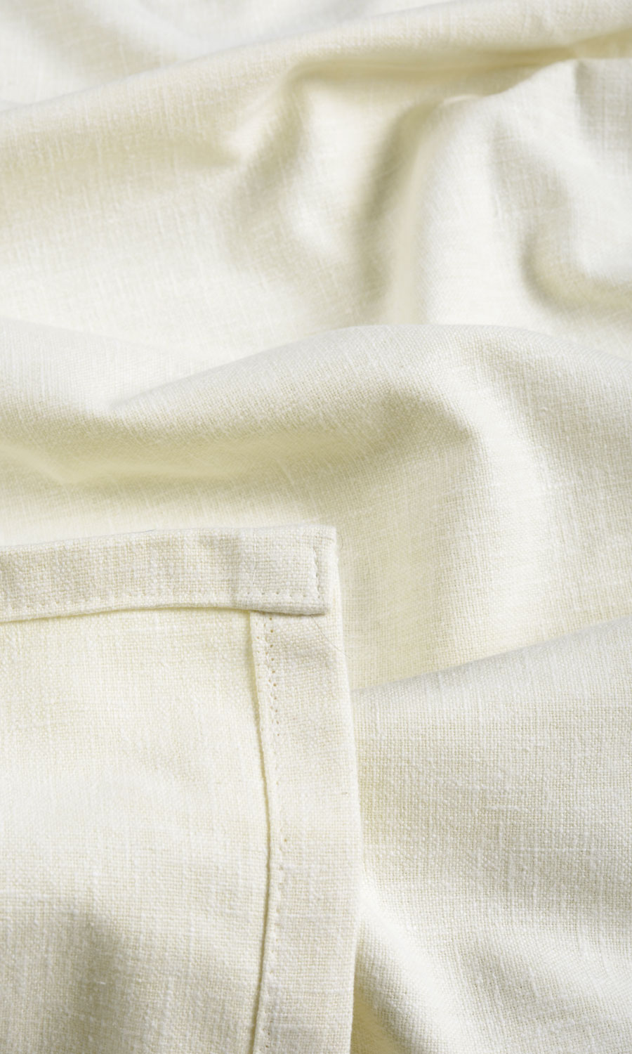 Linen Texture Made-to-Measure Roman Blinds (Ivory)