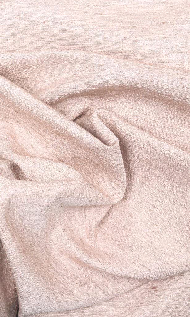 Silk Blend Window Treatments Fabric By the Metre (Pastel Pink)