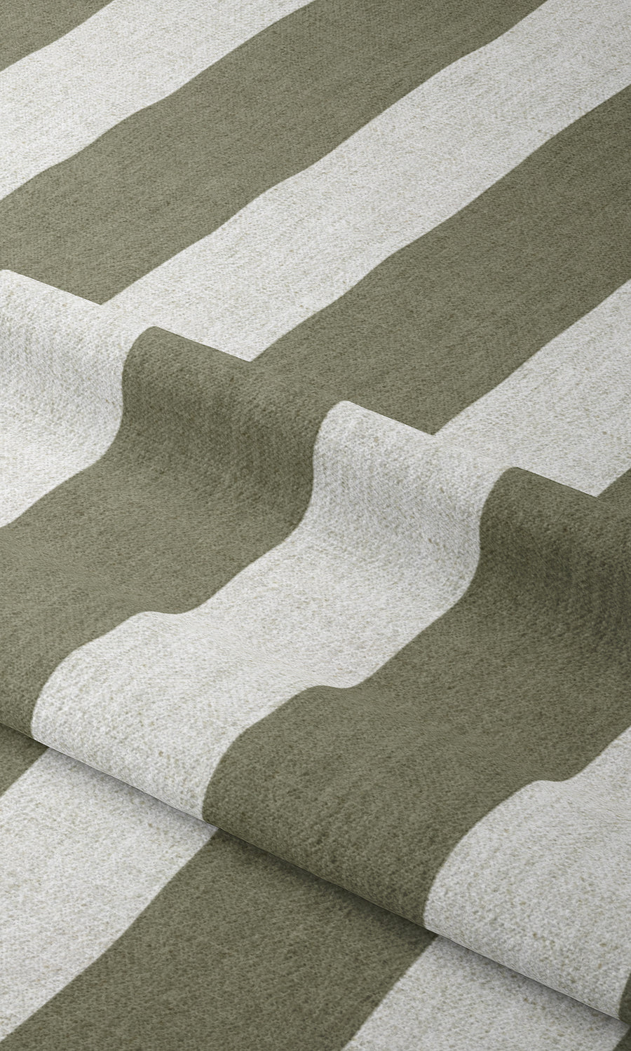 Striped Shades (Olive Green/ White) for Living, Bedroom, Kitchen, Bathroom