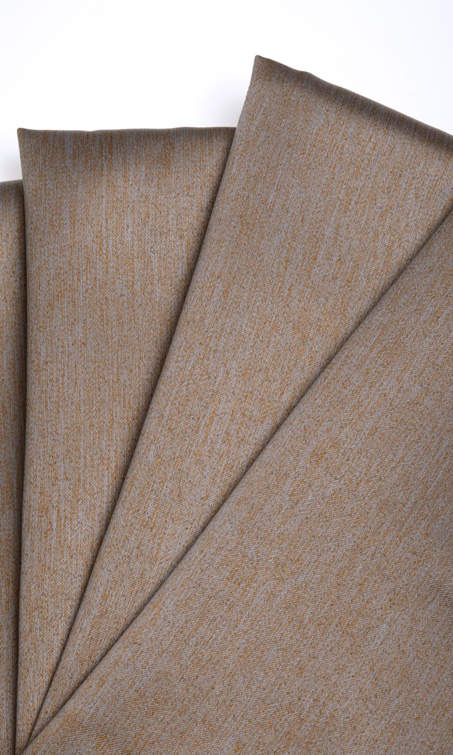 Blackout Flat, Plain, Fake, Faux, European Relaxed Roman Blinds (Brown)