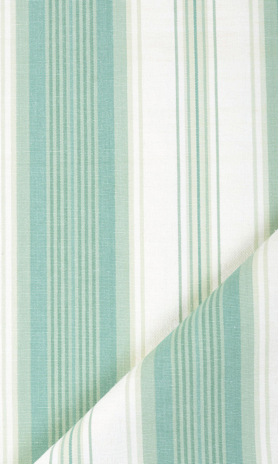 Striped Blinds (Seafoam Green/ White) for Living, Bedroom, Kitchen, Bathroom