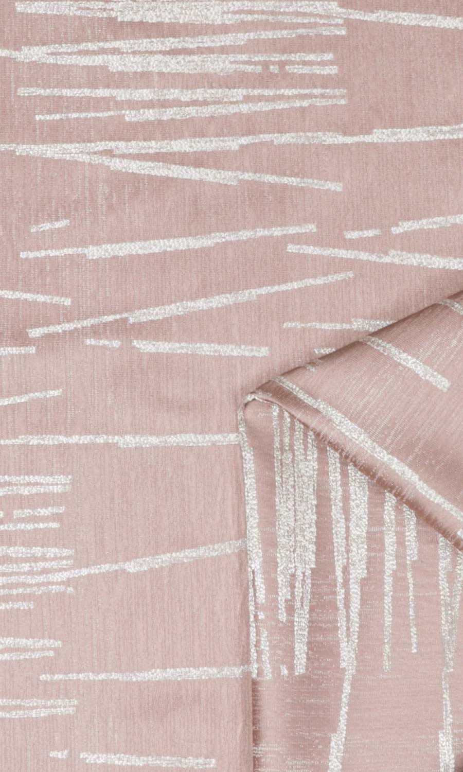 Abstract Patterned Roman Blinds & Window Shades (Blush Pink)
