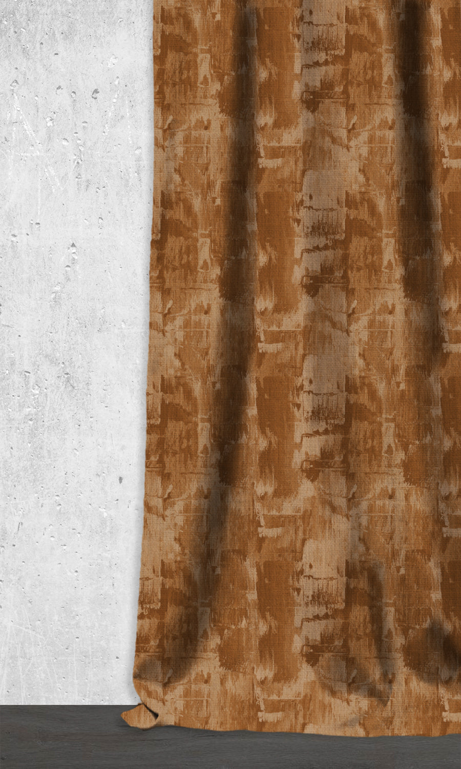 Watercolor Effect Striped Shades (Brown) for Living, Bedroom, Kitchen, Bathroom