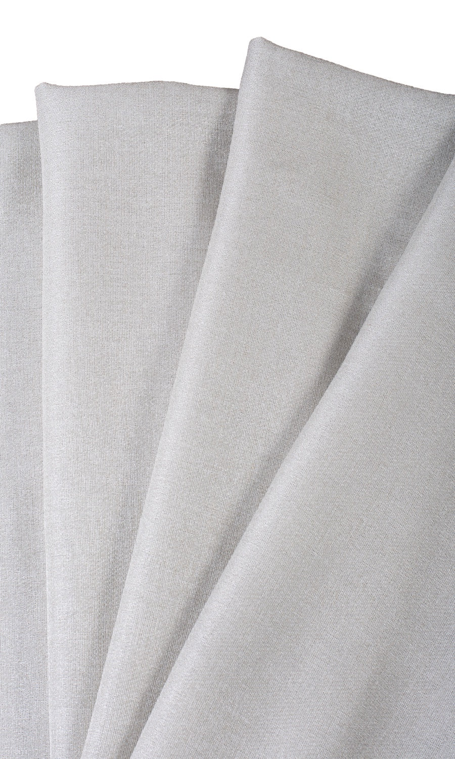 Plain Semi-Sheer Made-to-Measure Roman Blinds (Silver Gray)