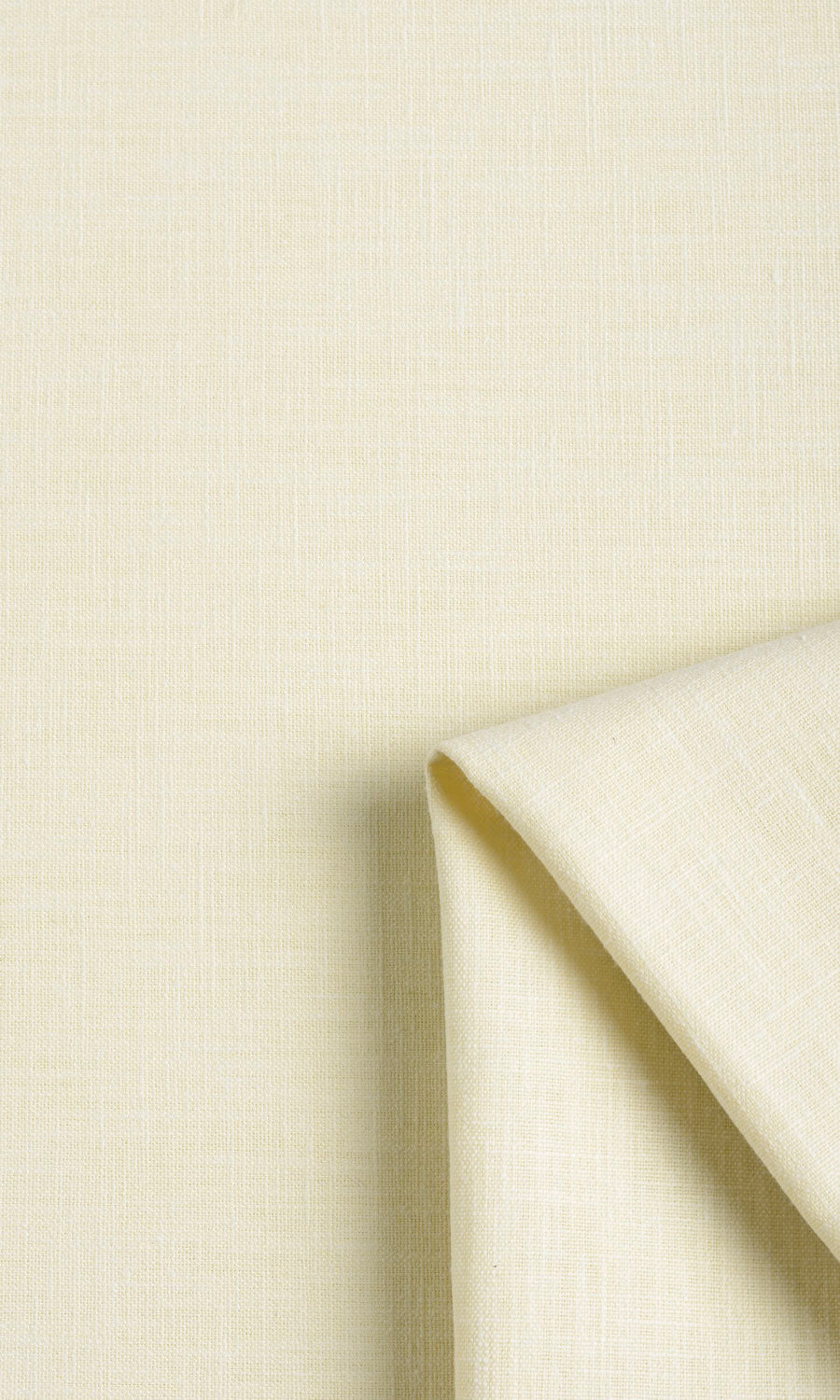 Linen Texture Window Treatments Fabric Sample (Warm Ivory)