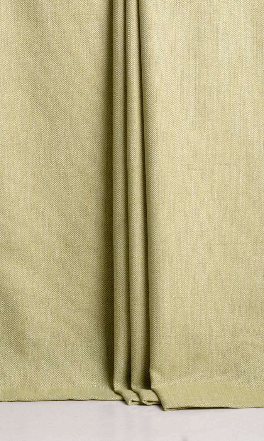 Herringbone Textured Fabric Sample for Roman Blinds & Shades (Green)