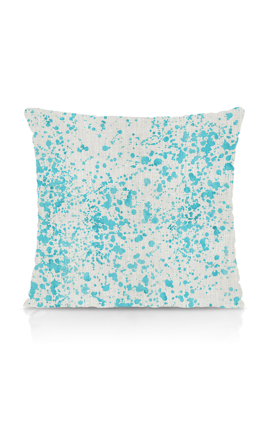 Abstract Print Flat, Plain, Fake, Faux, European Relaxed Roman Blinds (Eggshell White/ Blue)