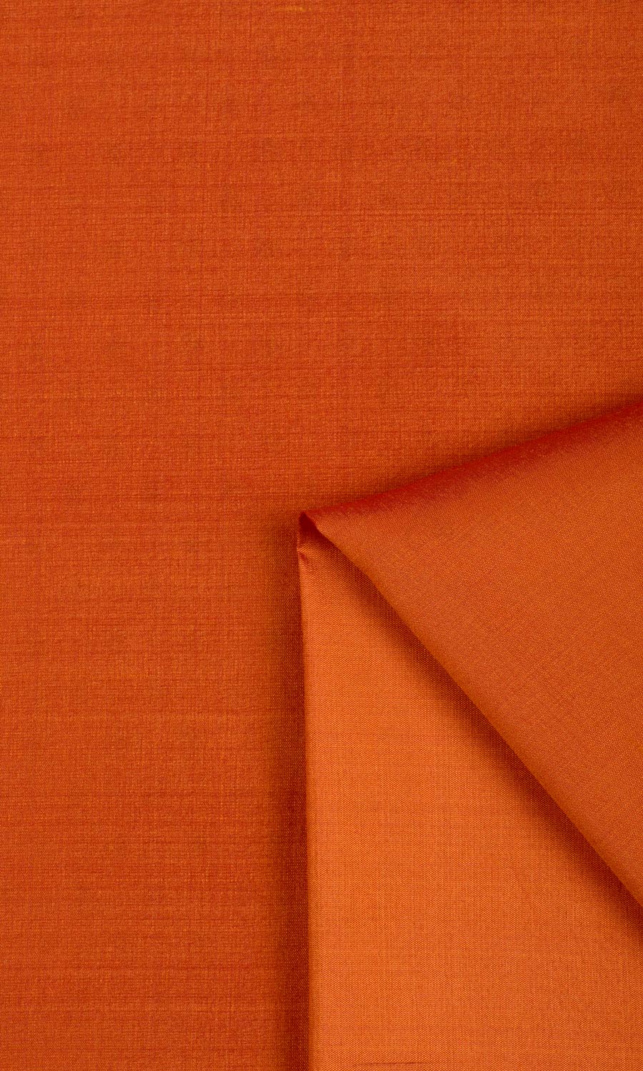 Shantung Silk Fabric Material By the Metre (Saffron Orange)