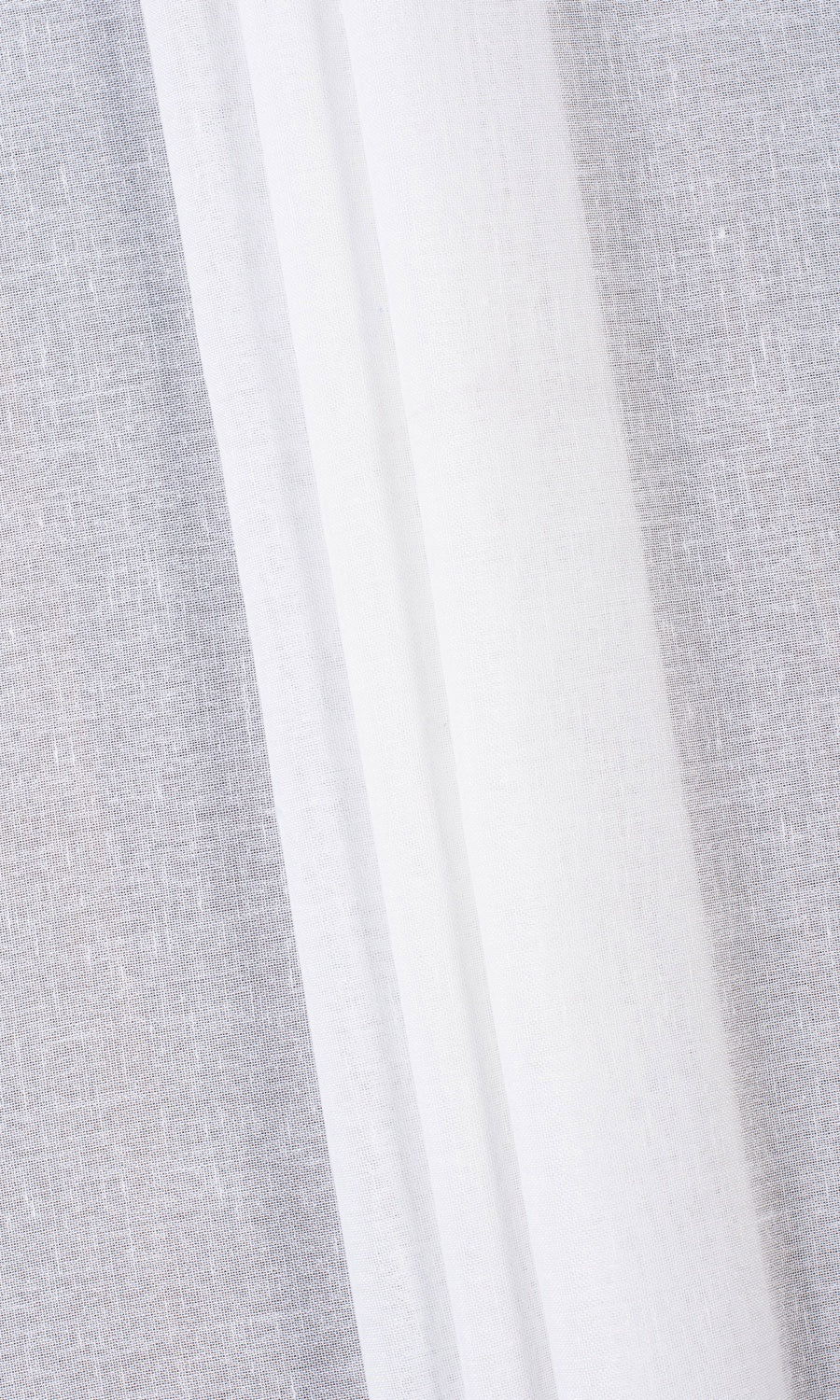 Plain Sheer Flat, Plain, Fake, Faux, European Relaxed Roman Blinds (White)