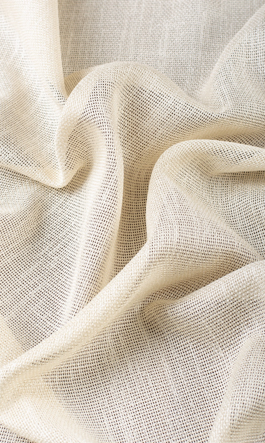Plain Sheer Blinds (Pale Beige/ Warm Ivory) for Living, Bedroom, Kitchen, Bathroom