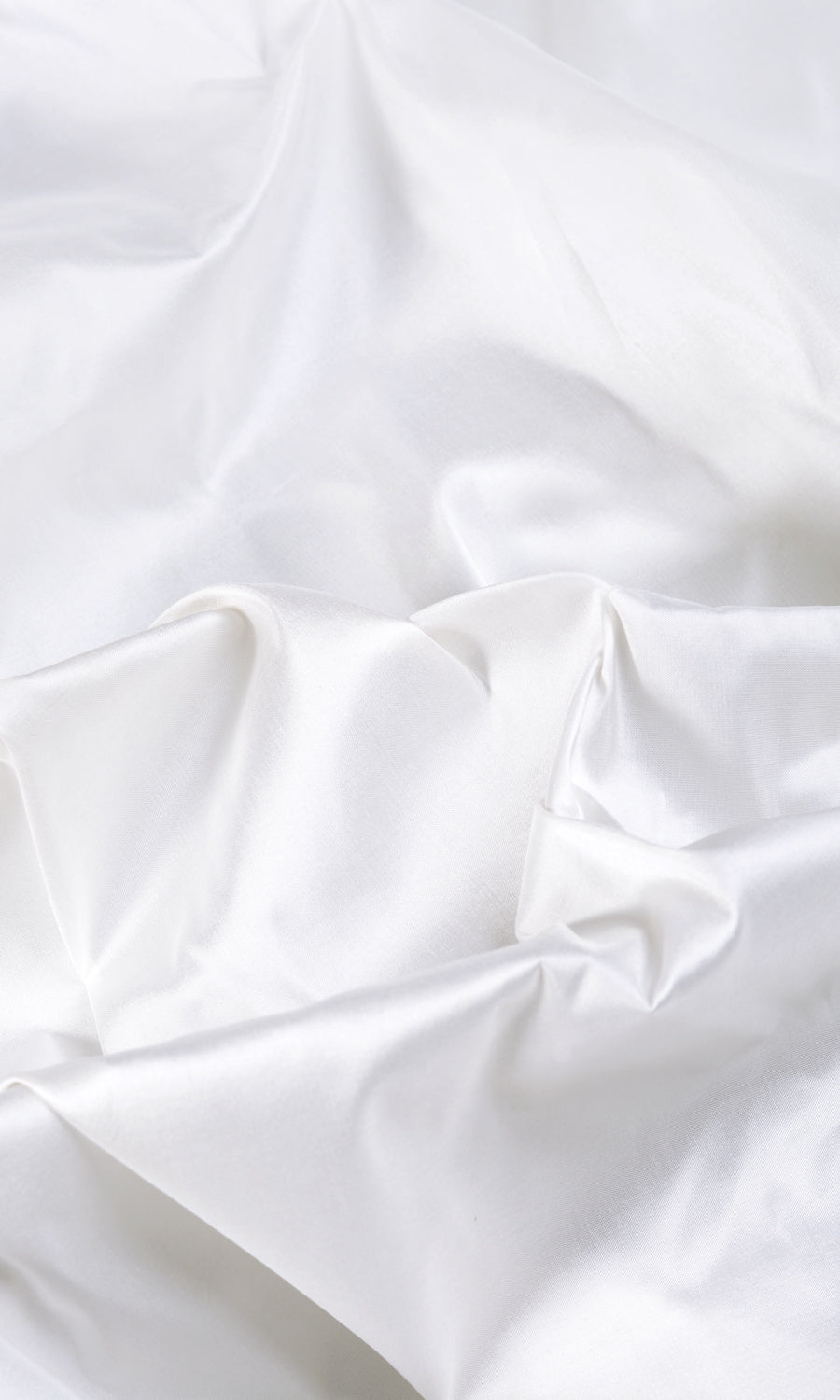Shantung Silk Made-to-Measure Roman Blinds (White)