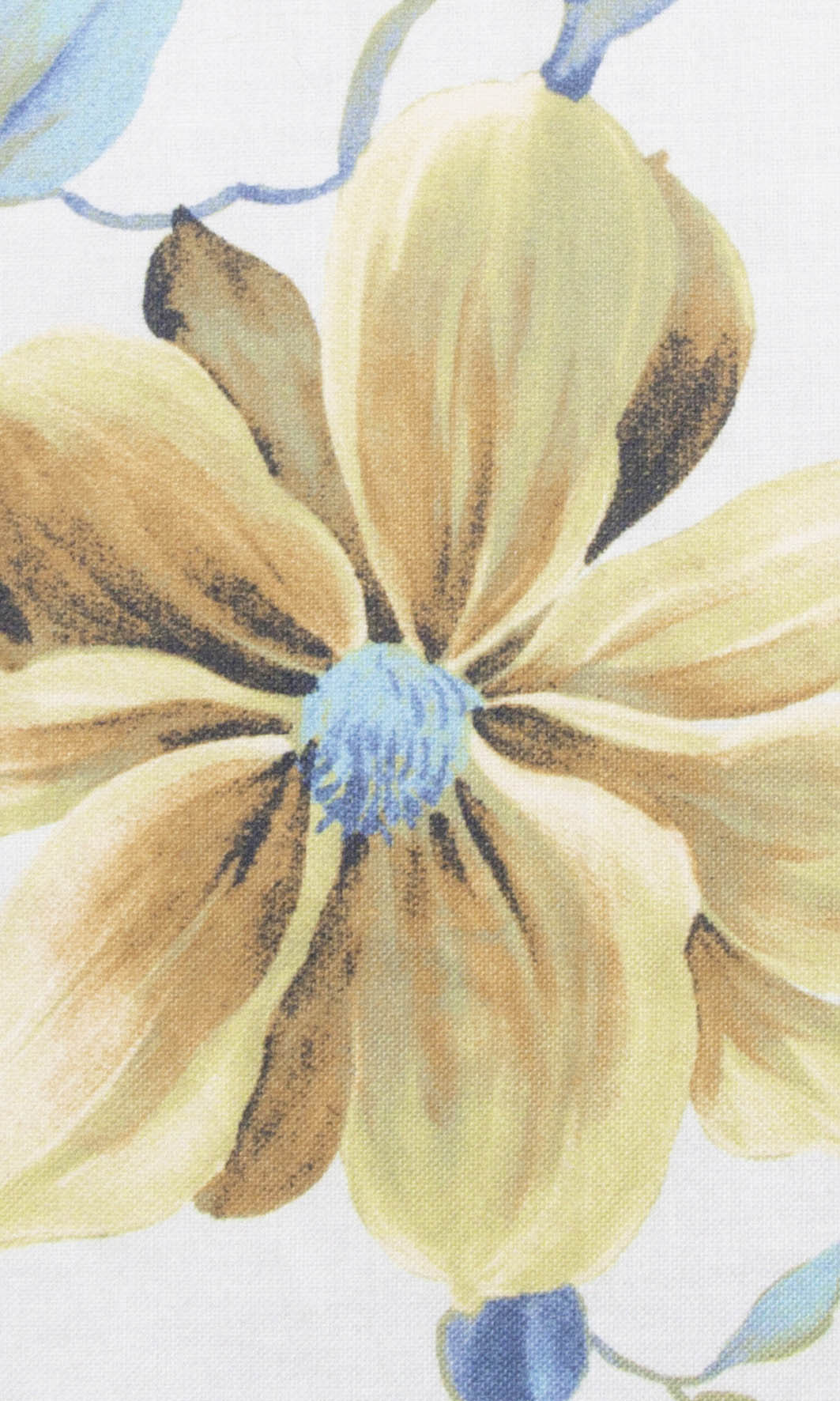 Sheer Free Fabric Material Sample (Yellow)