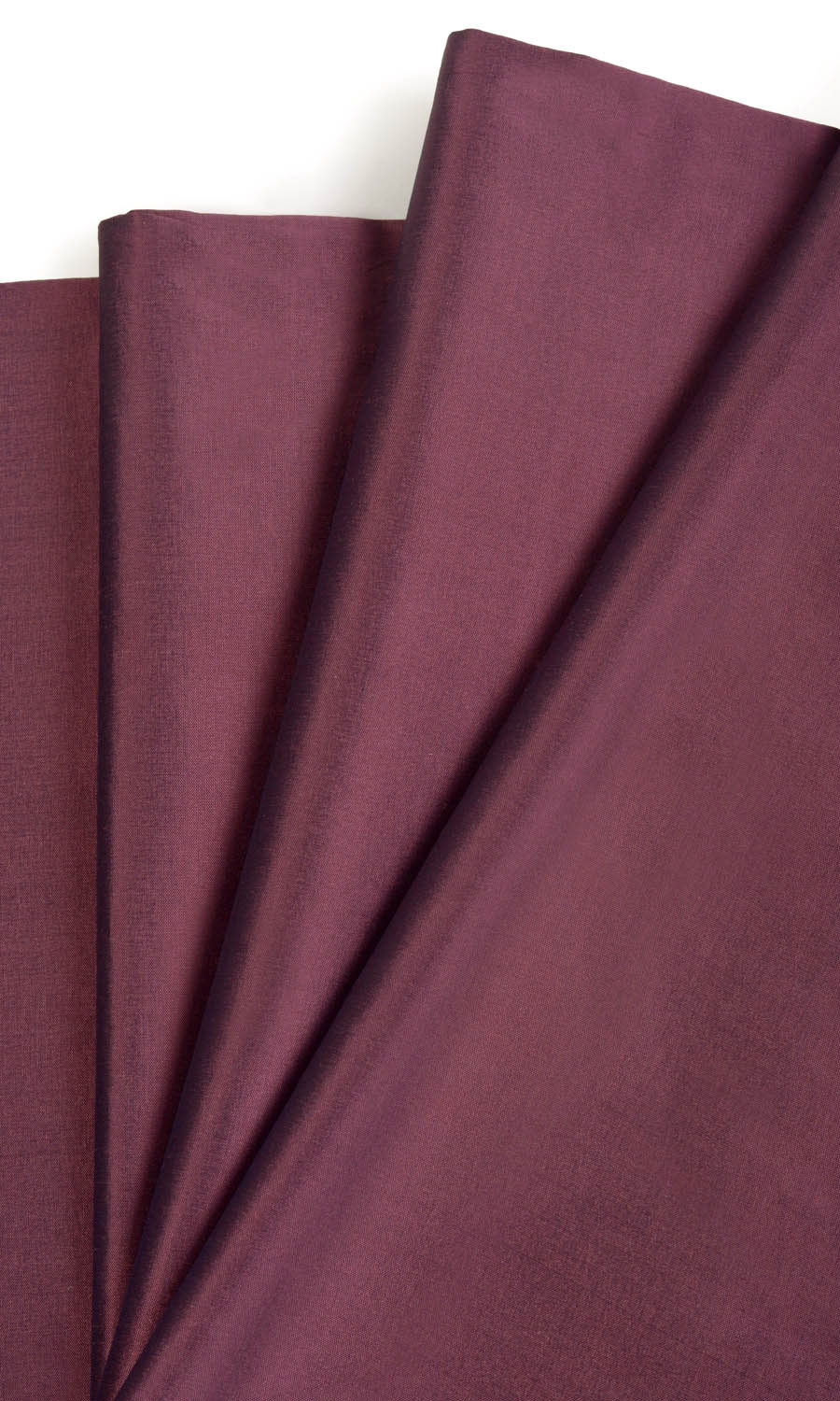 Shantung Silk Fabric Material By the Metre (Wine Purple)