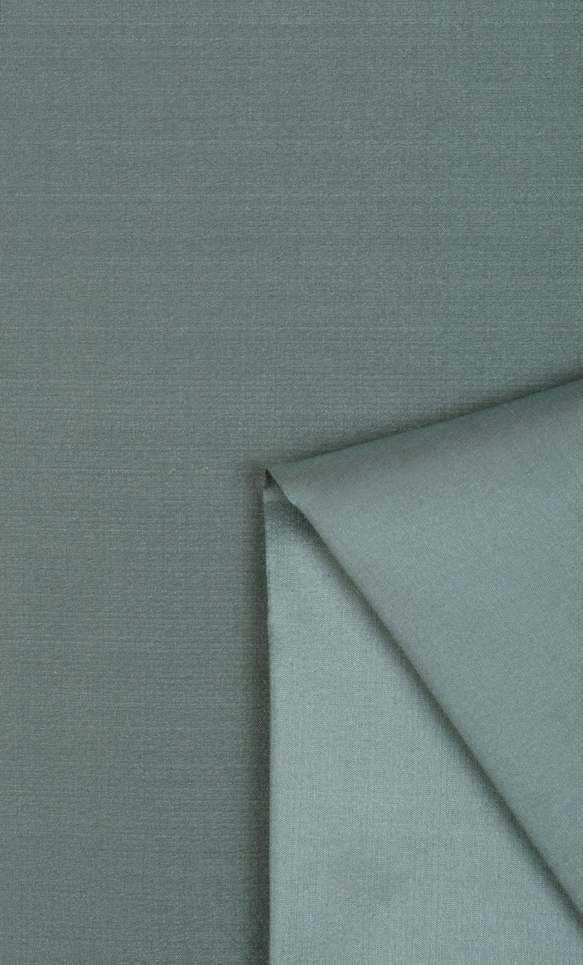 Shantung Silk Made-to-Measure Roman Blinds (Steel Blue/ Grey)