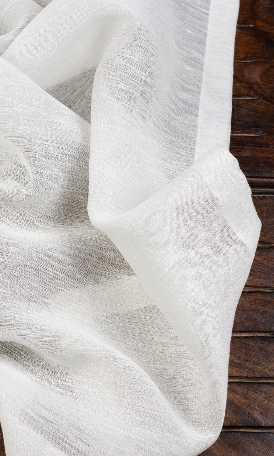 Plain Sheer Roman Blinds (White) for Living, Bedroom, Kitchen, Bathroom