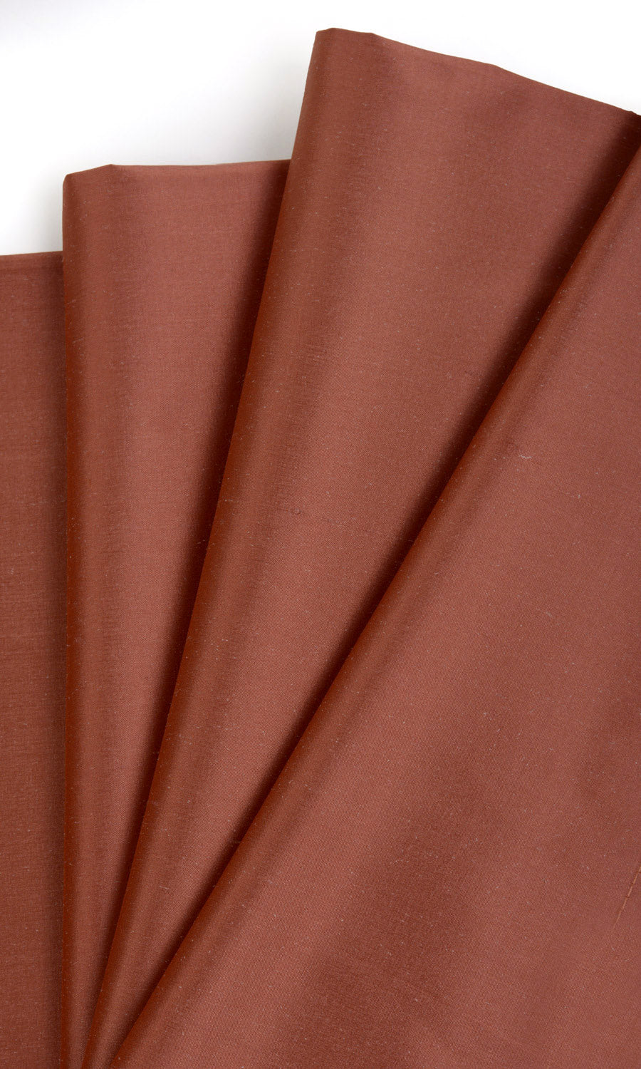 Shantung Silk Roman Blinds (Persian Red) Extra Long Short Wide