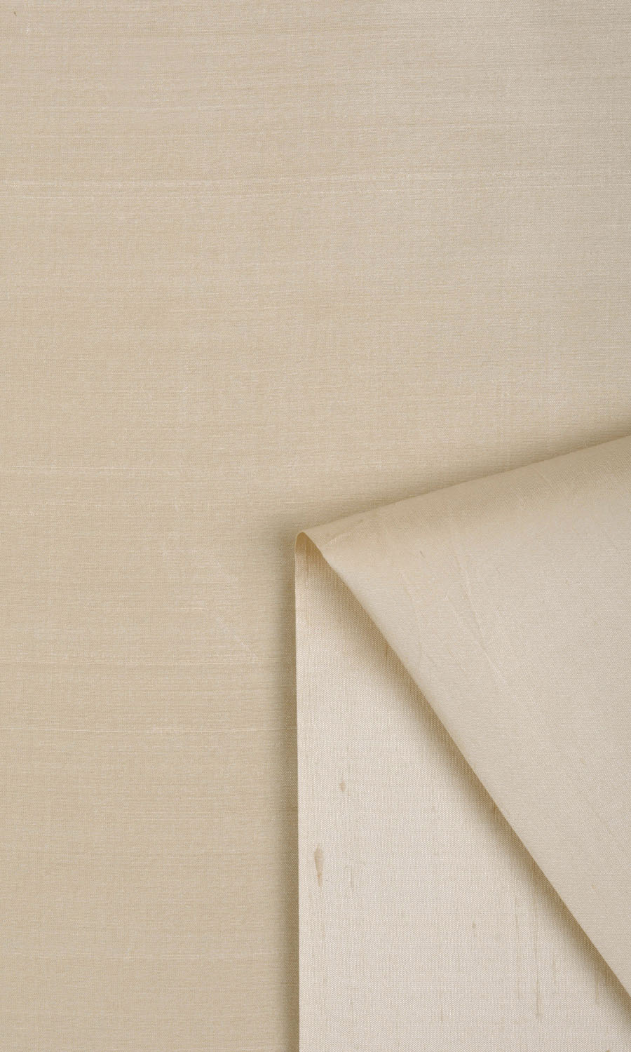 Shantung Silk Fabric By the Metre for Roman Blinds & Shades (Pale Beige)