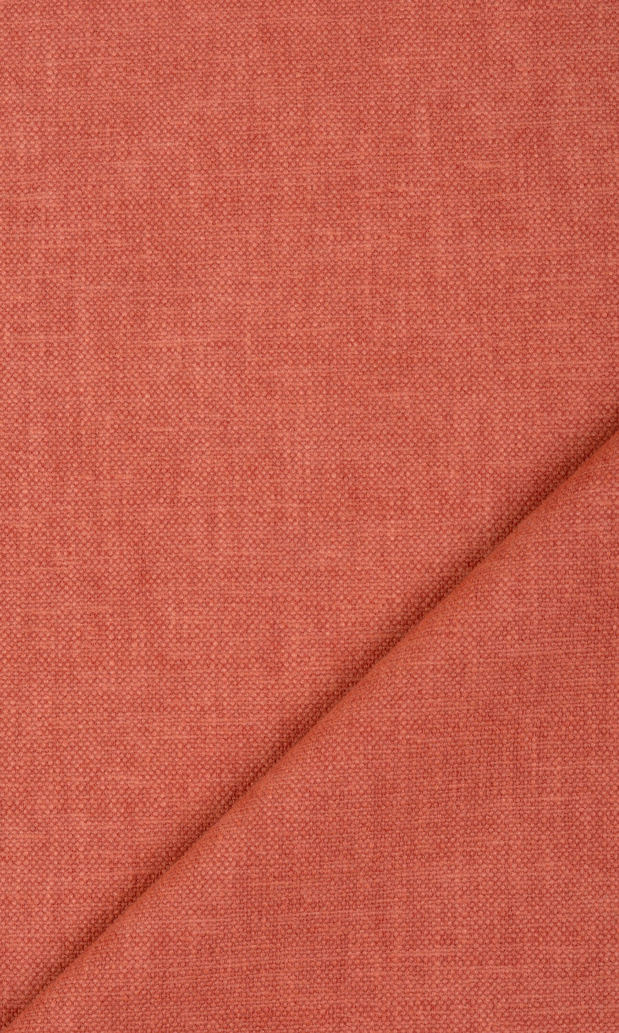 Linen-Blend Fabric By the Metre for Roman Blinds & Shades (Orange)