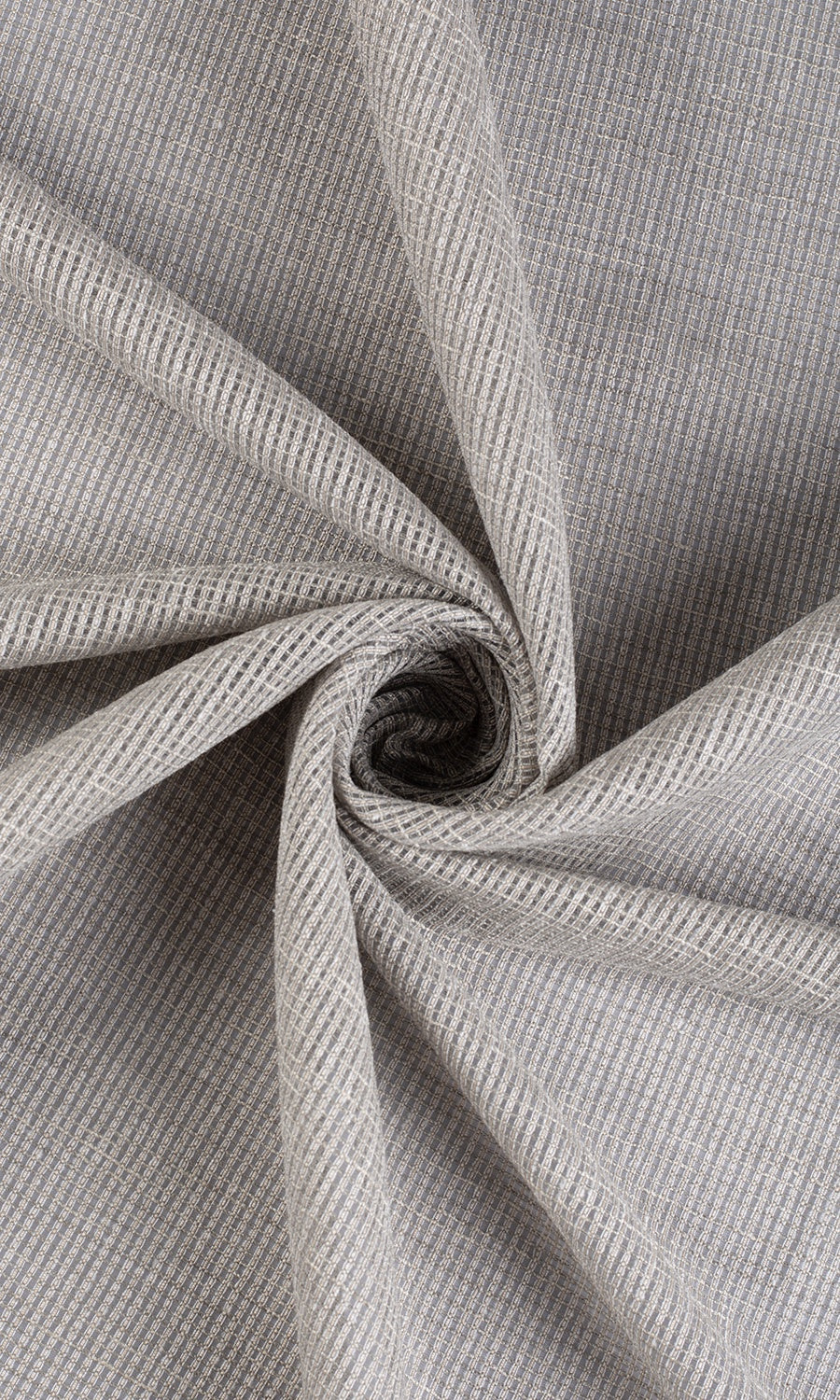 Checkered Sheer Fabric Blinds (Grey) Extra Long Short Wide