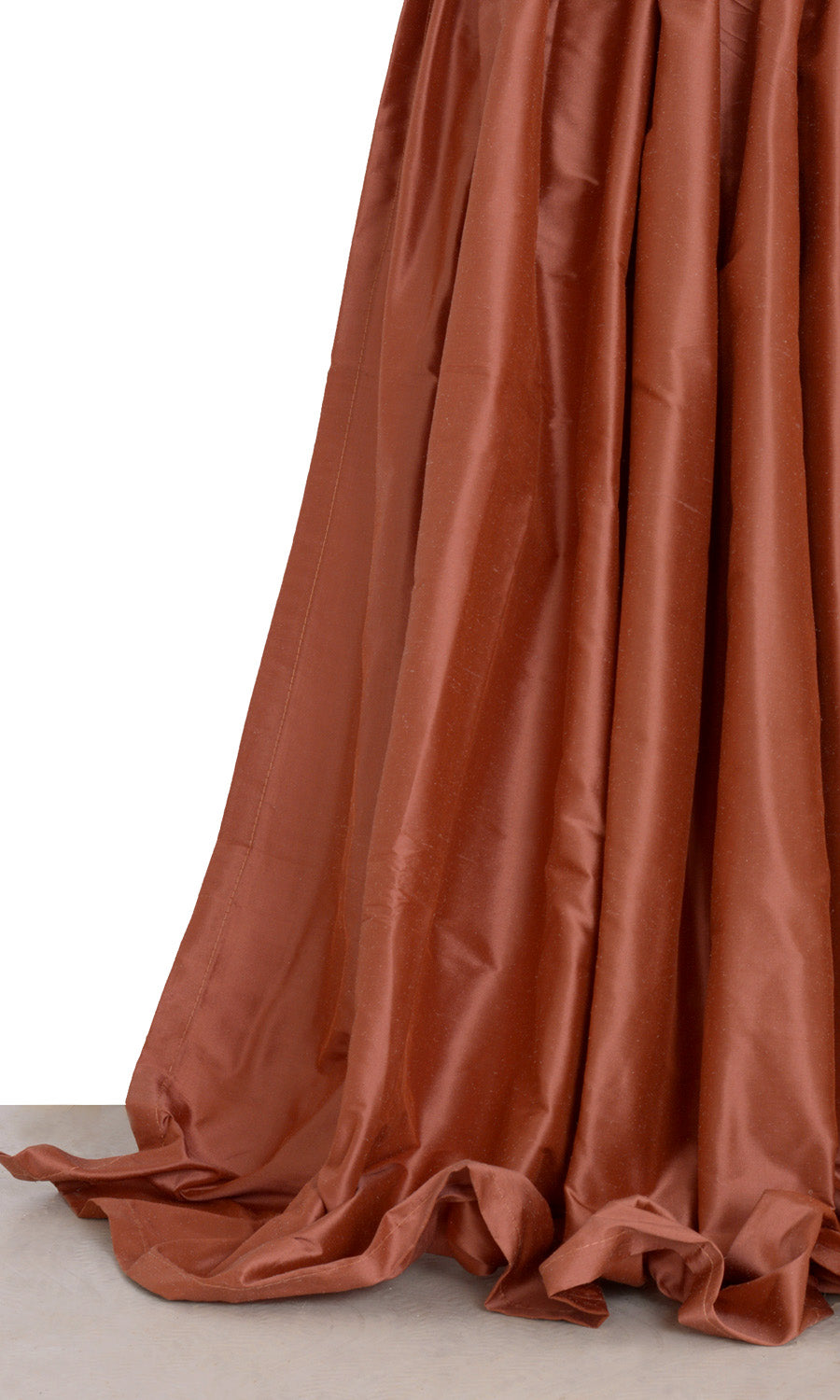 Shantung Silk Roman Blinds (Persian Red) for Living, Bedroom, Kitchen, Bathroom
