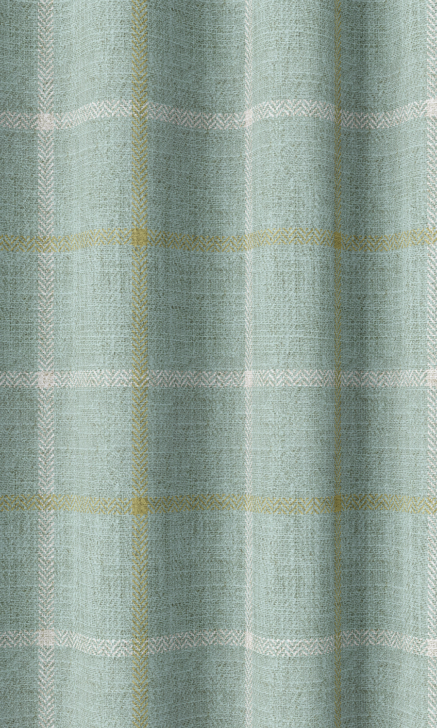 Check Patterned Home Décor Fabric By the Metre (Aqua Blue)