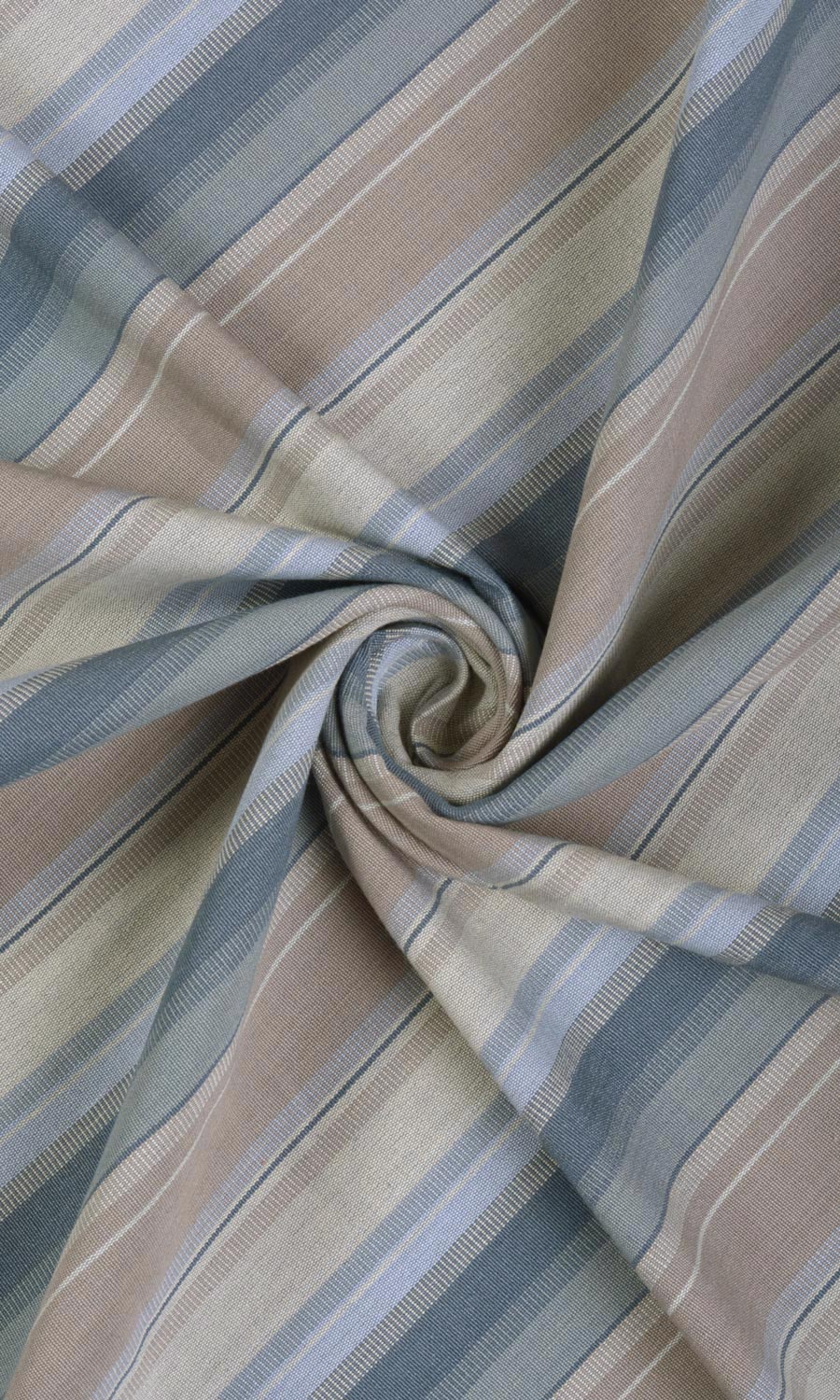 Cotton Home Textile Fabric Material Sample (Blue/ Brown)