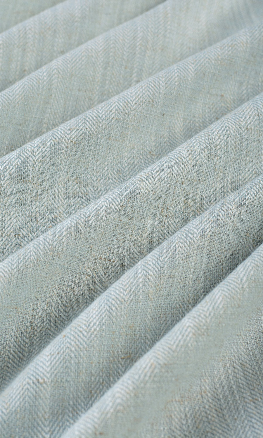 Linen Texture  Fabric By the Metre for Roman Blinds & Shades (Powder Blue)