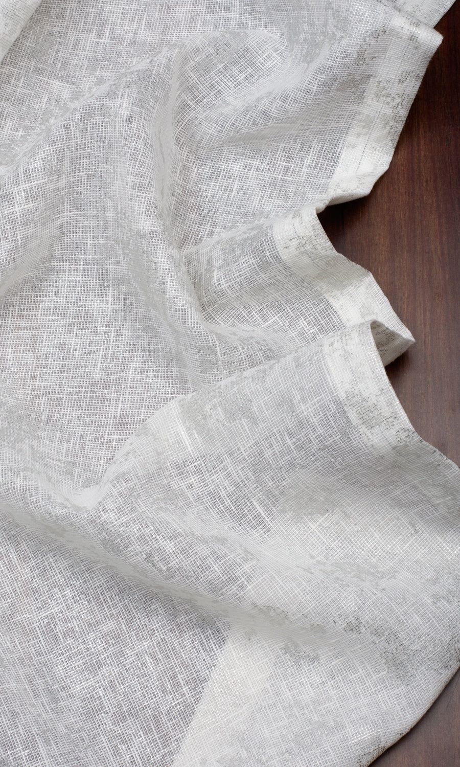 Metallic Accented Roman Blinds & Window Shades (White/ Silver)