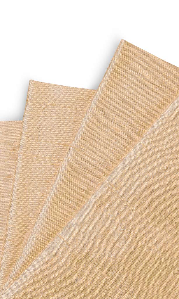 Dupioni Silk Roman Shades (Golden Beige) for Living, Bedroom, Kitchen, Bathroom