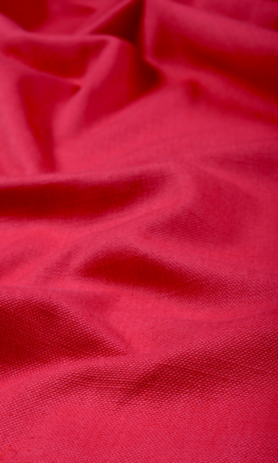 Plain Window Treatments Fabric Sample (Raspberry Red)
