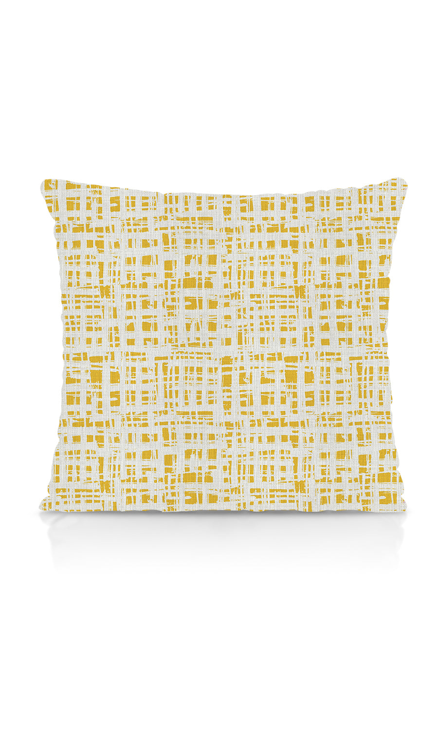 Abstract Print Flat, Plain, Fake, Faux, European Relaxed Roman Blinds (Eggshell White/ Yellow)