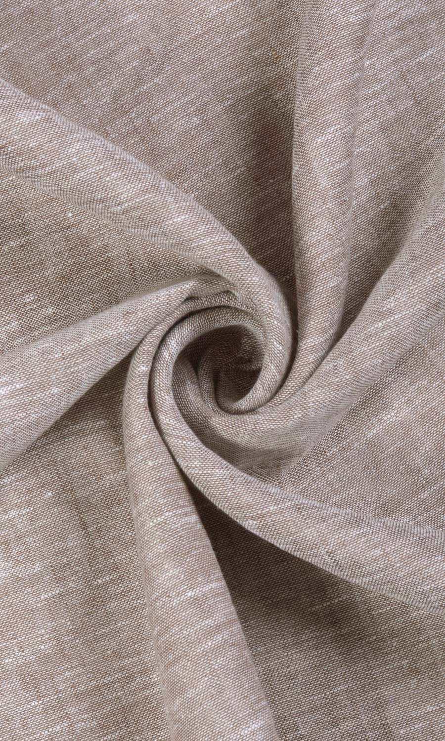 Linen Sheer Fabric Blinds (Brown) Extra Long Short Wide