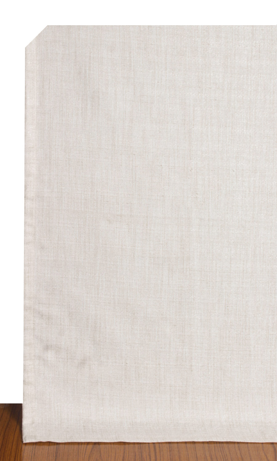 Textured Flat, Plain, Fake, Faux, European Relaxed Roman Blinds (Ivory/ Pale Beige)