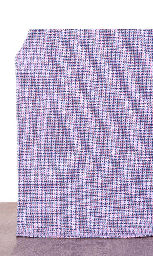 Basketweave Home Décor Fabric Sample (Violet/ Purple/ Pink)