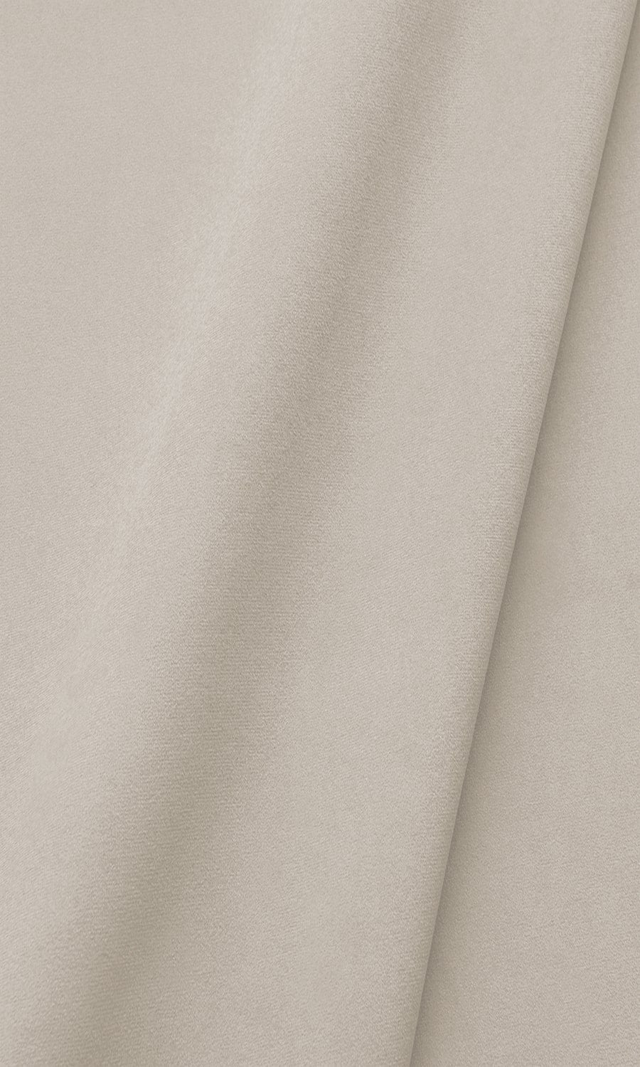 Velvet Window Treatments Fabric Sample (Cream)
