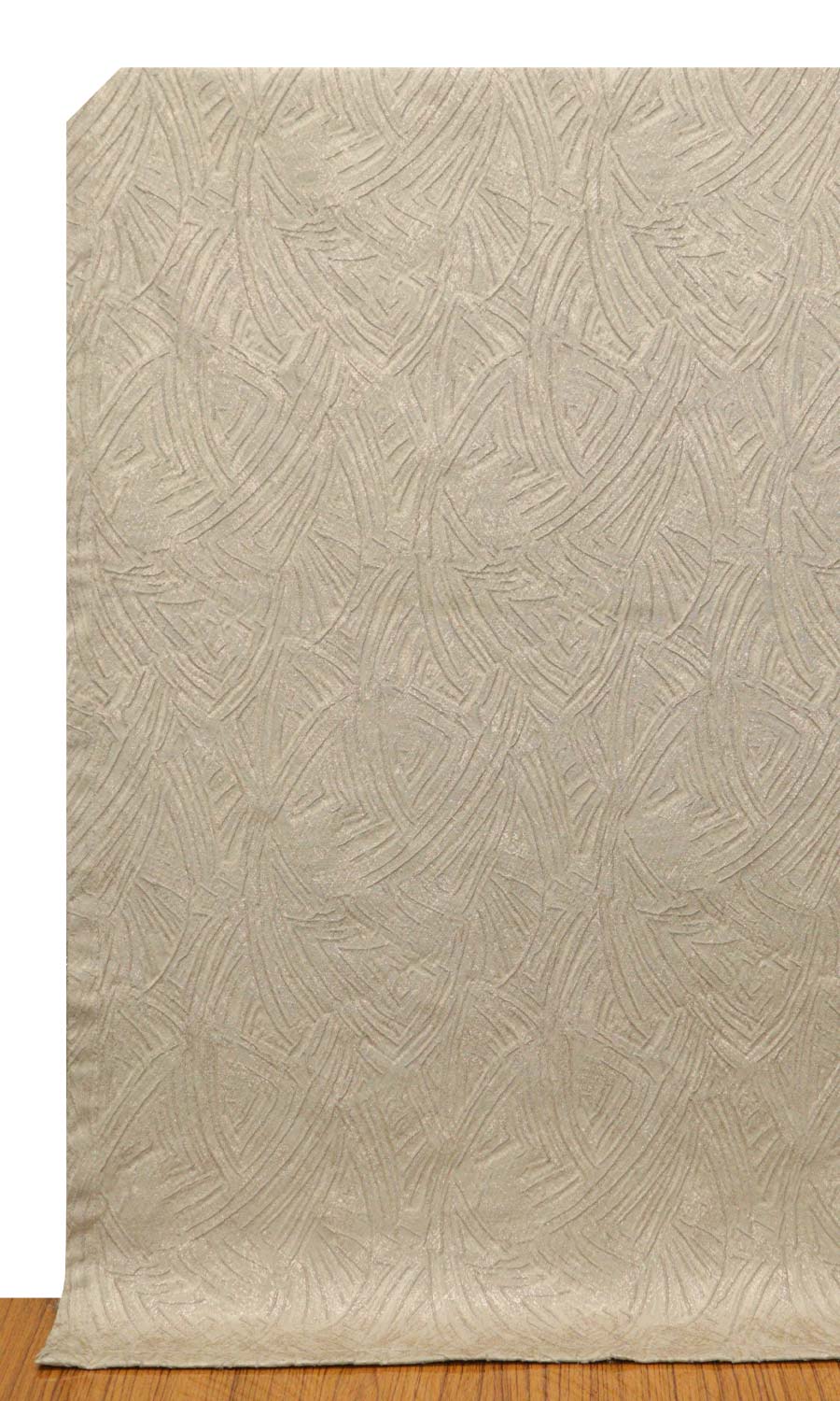Self-Patterned Poly-Cotton Blinds (Caramel Brown) for Living, Bedroom, Kitchen, Bathroom