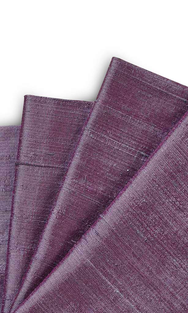 Pure Silk Roman Shades (Purple) for Living, Bedroom, Kitchen, Bathroom