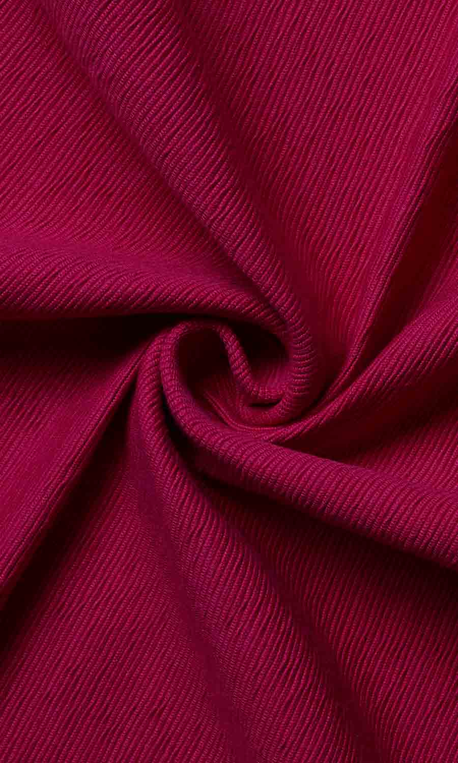 Cotton Home Textile Fabric Material Sample (Red Cotton)