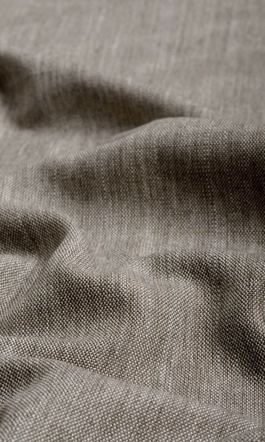 Plain Linen Texture Made-to-Measure Roman Blinds (Taupe/ Brown)