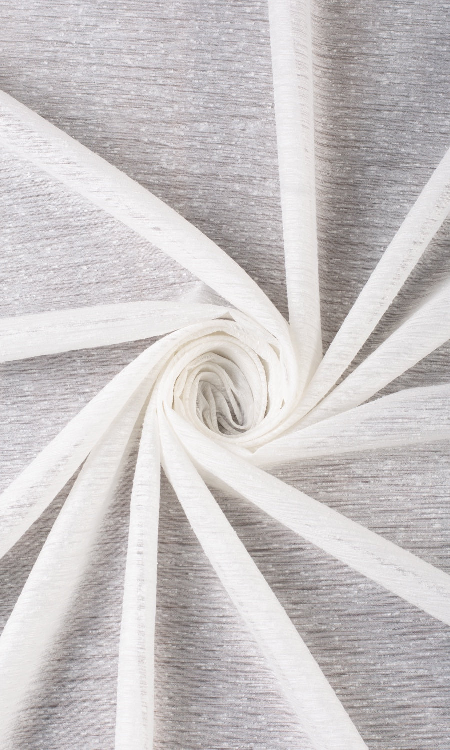 Textured Semi-Sheer Roman Blinds & Window Shades (White)