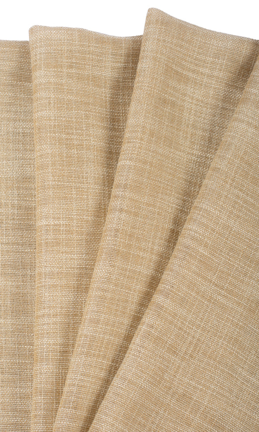 Textured Sheer Shades (Mustard Beige) Extra Long Short Wide