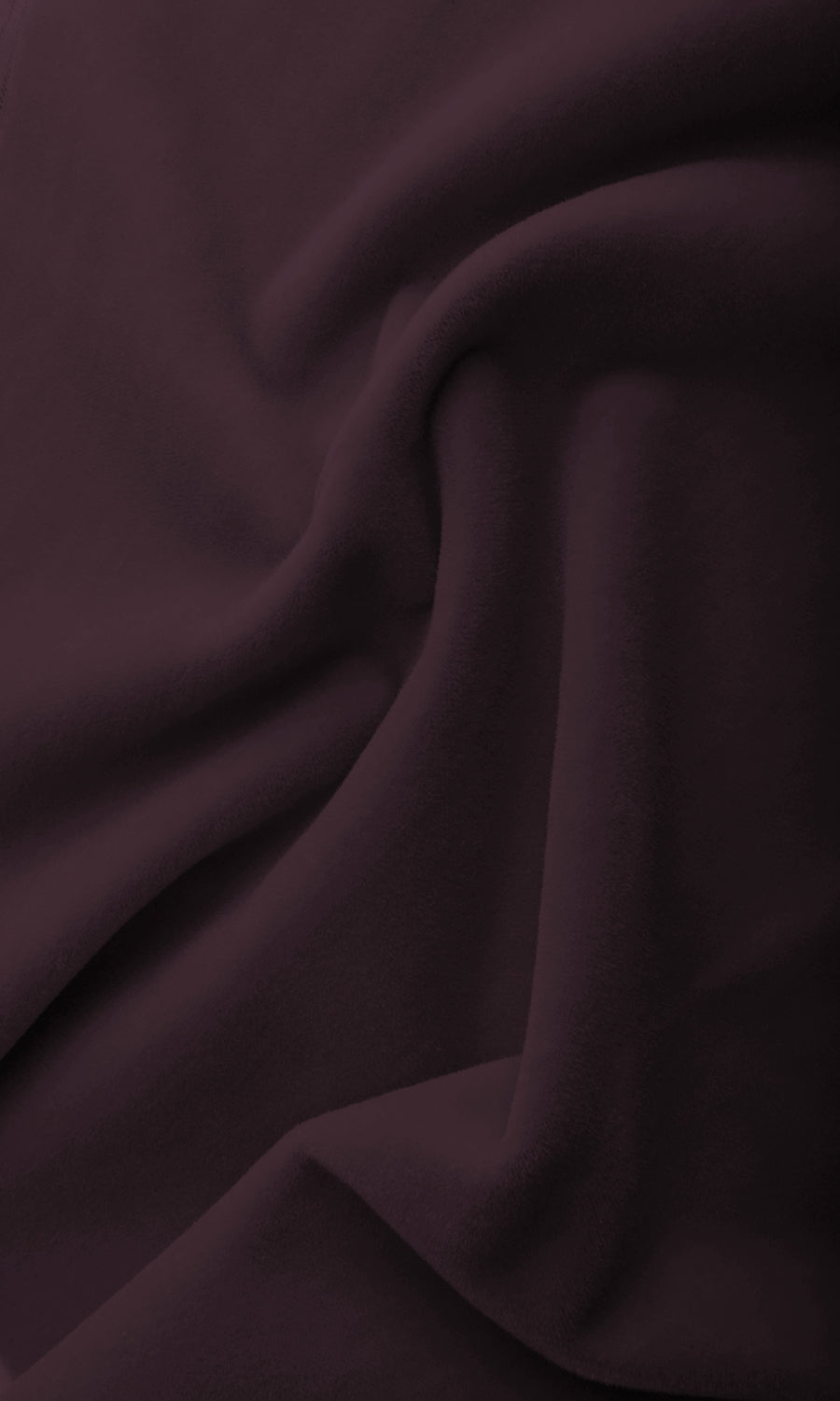 Velvet Flat, Plain, Fake, Faux, European Relaxed Roman Blinds (Wine/ Deep Purple)