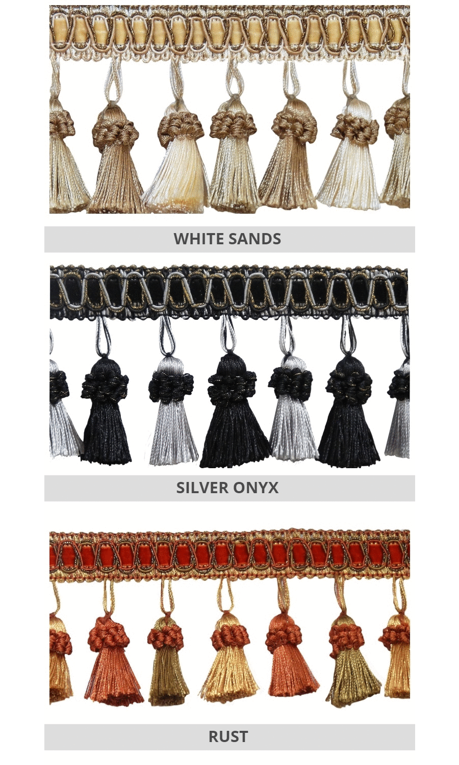 Tassel trims