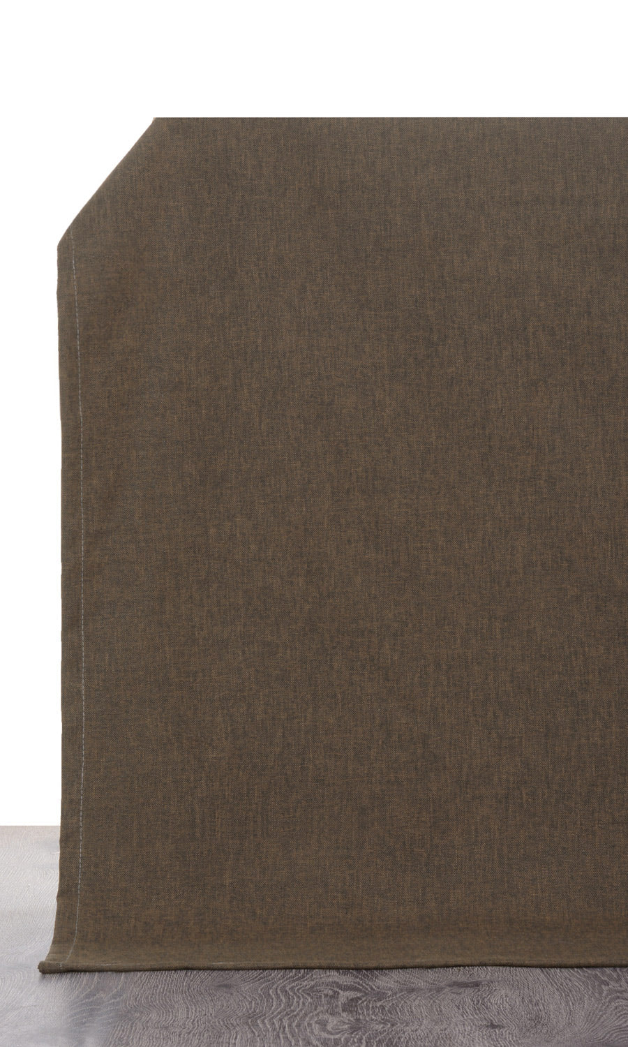 Poly-Linen Blinds (Umber Brown/ Cedar Brown) Extra Long Short Wide