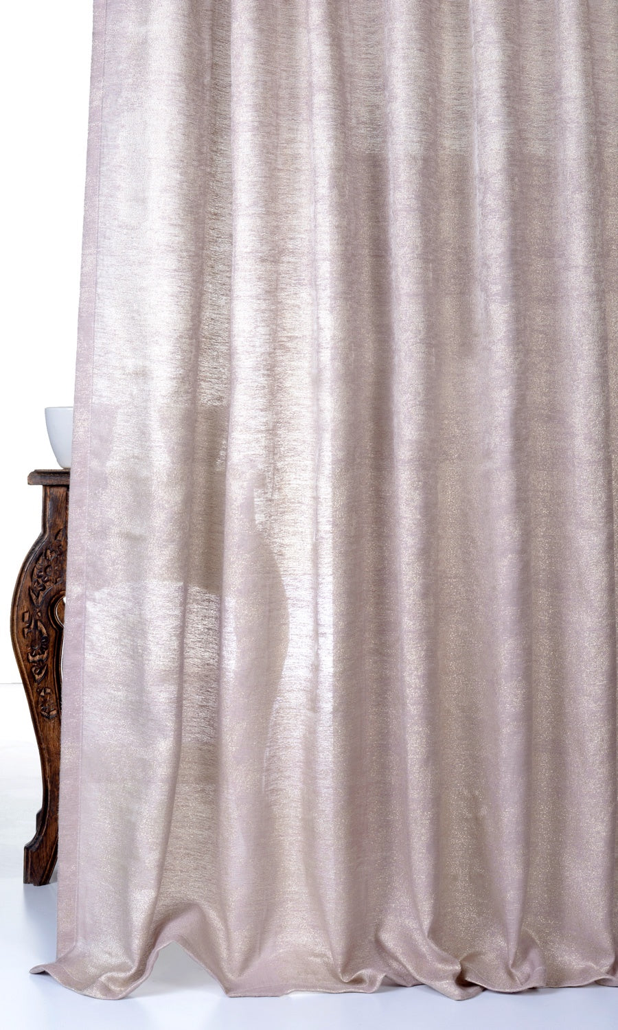 Textured Shades (Dusty Pink/ Gold) for Living, Bedroom, Kitchen, Bathroom
