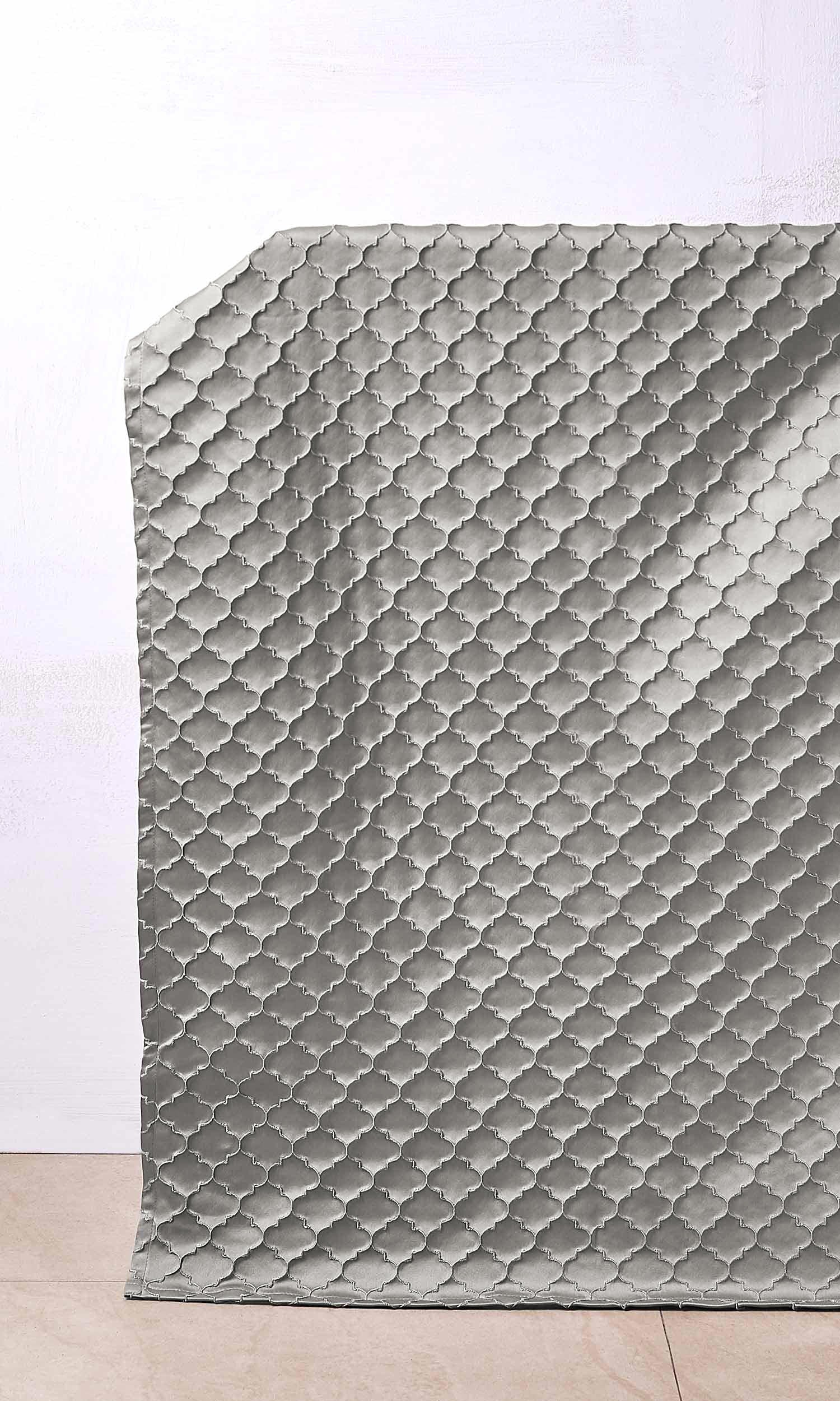 Silk Blend Window Treatments Fabric By the Metre (Taupe Grey)